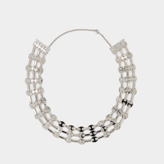 Bracelet Eight Nano 3Row - Paco Rabanne - Laiton - Argenté