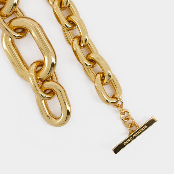Collier XL Link en Aluminium Doré