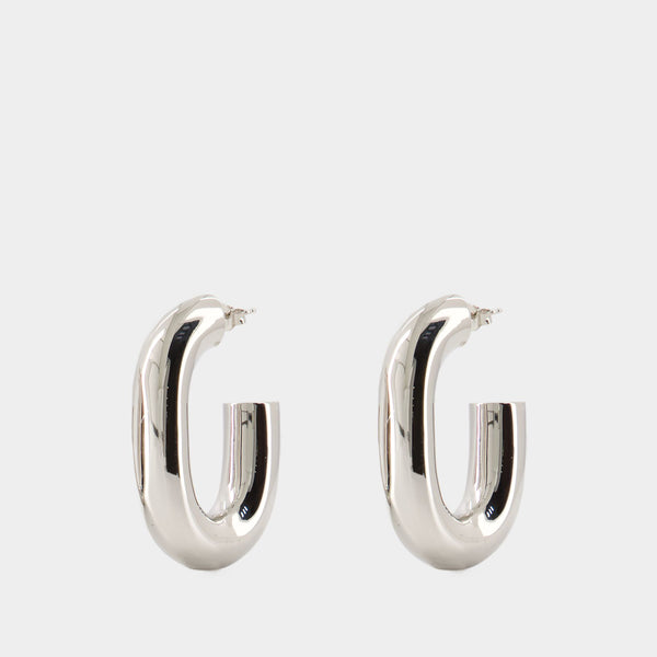 Boucles D'oreilles Xl Link - Paco Rabanne - Laiton - Argenté
