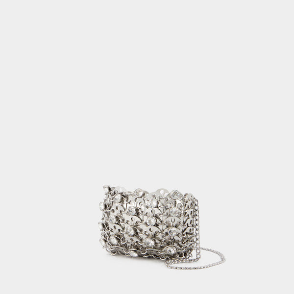 Sac À Bandoulière 1969 Micro - Paco Rabanne - Acier - Argent/Cristal