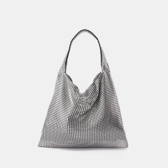 Sac Hobo Pixel - Paco Rabanne - Strass - Argenté