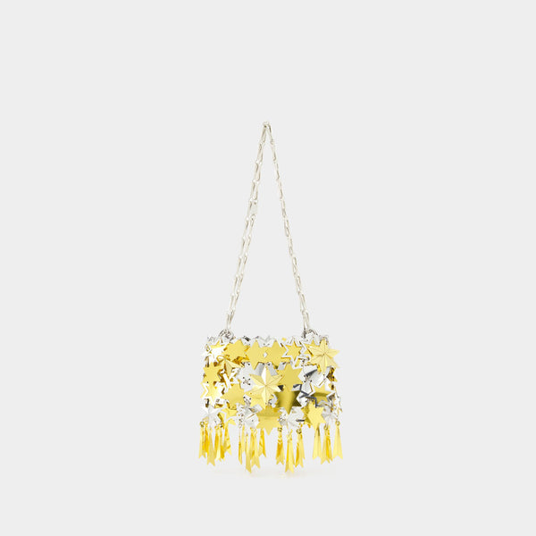 Sac à Bandoulière Sparkle Nano - Paco Rabanne - Synthétique - Argenté