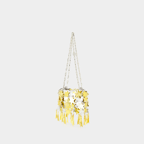 Sac à Bandoulière Sparkle Nano - Paco Rabanne - Synthétique - Argenté