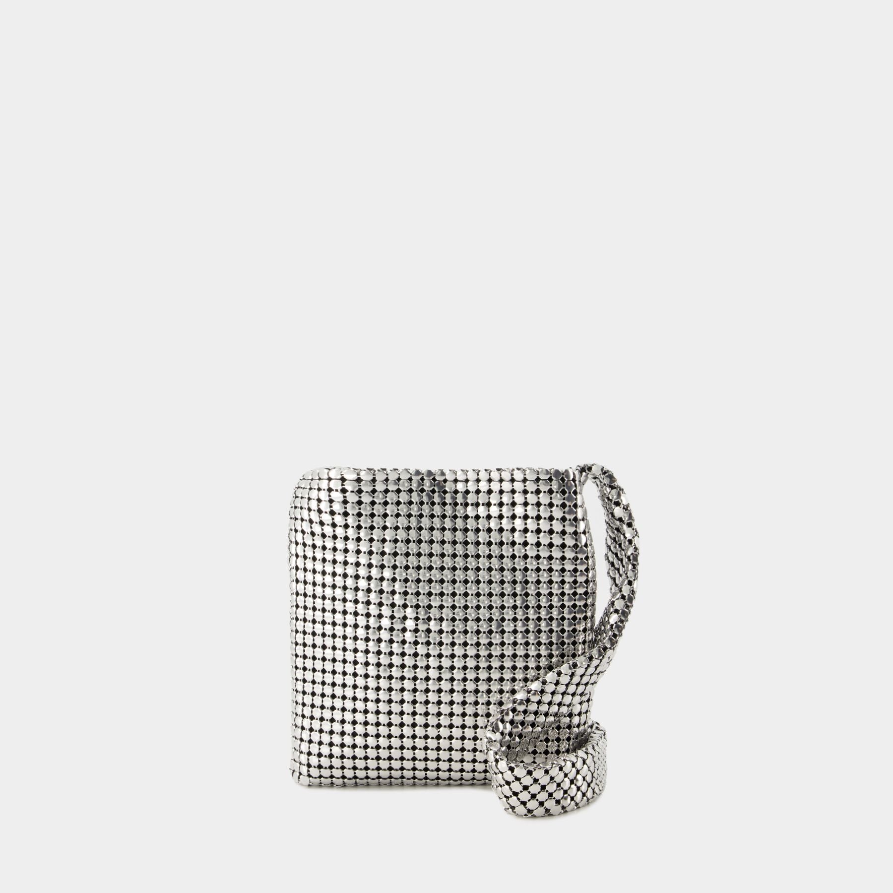 Sac À Bandoulière Pixel - Paco Rabanne - Aluminum - Argenté