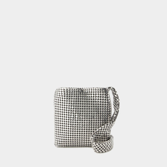 Sac À Bandoulière Pixel - Paco Rabanne - Aluminum - Argenté