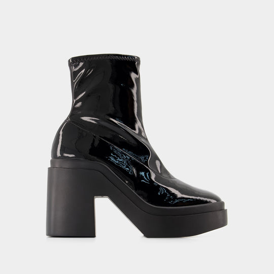 Bottines Ninav - Clergerie - Pvc - Noir