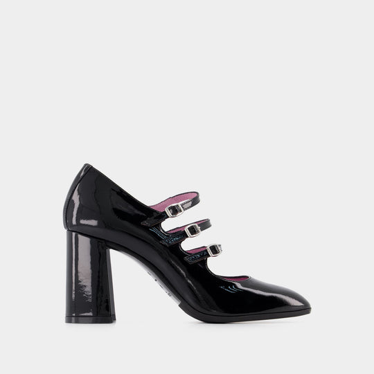 Escarpins Keel - Carel - Cuir Verni - Noir