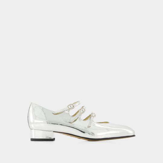 Escarpins Ariana - Carel - Cuir - Specchio Argent