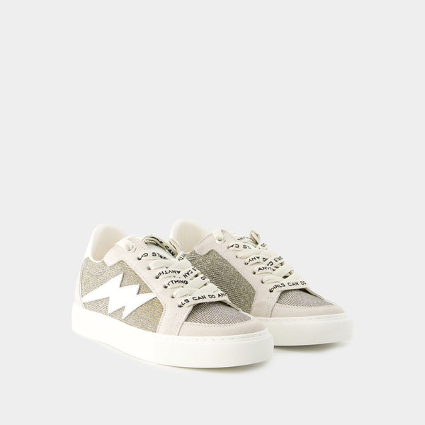 Sneakers Zv1747 Sparkle - Zadig & Voltaire - Toile - Argenté