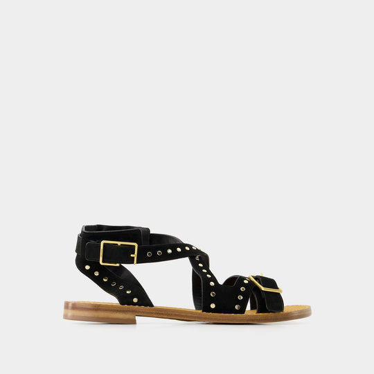 Sandales Cecilia Caprese - Zadig & Voltaire - Cuir - Noir