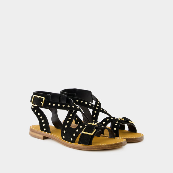 Sandales Cecilia Caprese - Zadig & Voltaire - Cuir - Noir