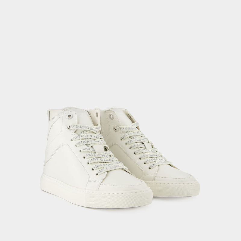 Sneakers High Flash - Zadig & Voltaire - Cuir - Flash