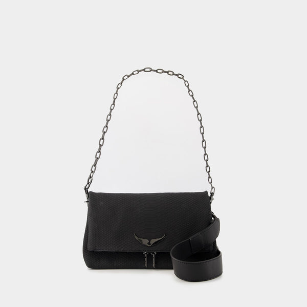 Sac À Bandoulière Rocky Soft Savage - Zadig & Voltaire - Cuir - Noir