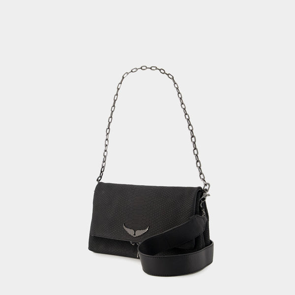Sac À Bandoulière Rocky Soft Savage - Zadig & Voltaire - Cuir - Noir
