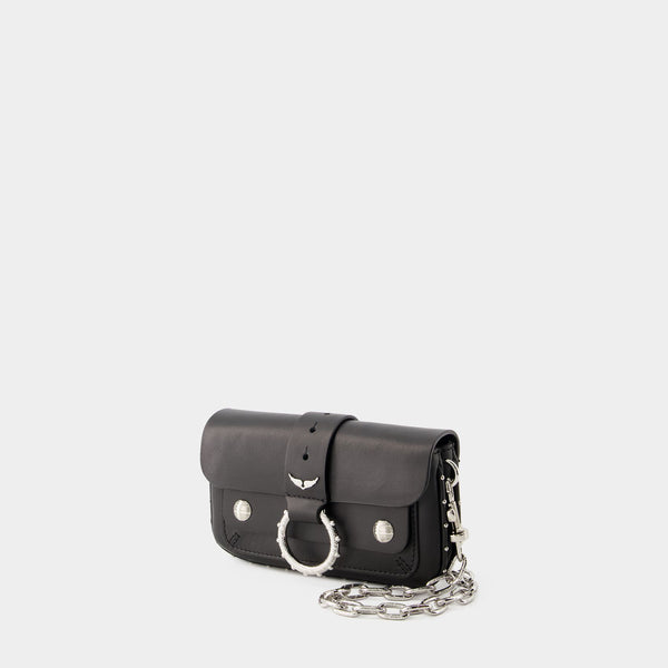 Sac Hobo Kate Smooth - Zadig & Voltaire - Cuir - Noir