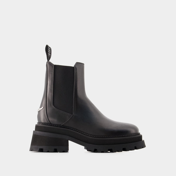 Bottines Chelsea - Zadig&Voltaire - Cuir - Noir
