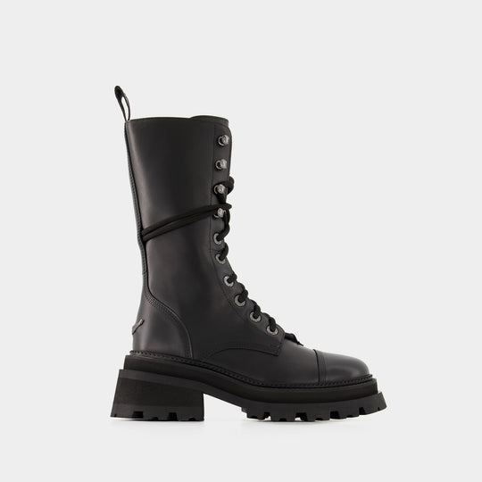 Bottes Ride - Zadig & Voltaire - Cuir - Noir