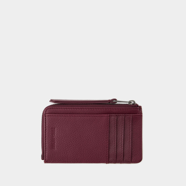 Porte Carte ZV Card - Zadig&Voltaire - Cuir - Violet