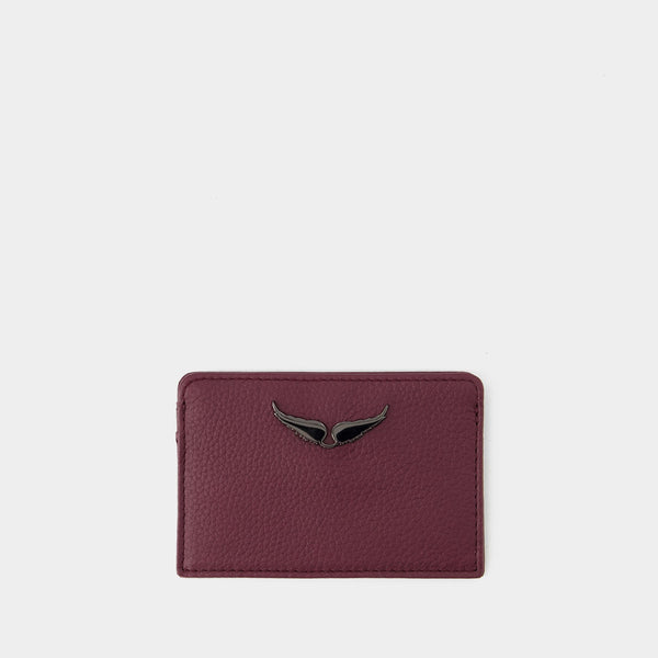 Porte Carte ZV Pass - Zadig&Voltaire - Cuir - Violet