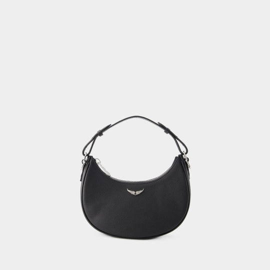 Sac Hobo Moonrock Grained - Zadig & Voltaire - Cuir - Noir