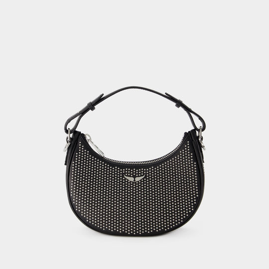 Sac Hobo Moonrock Plumetis - Zadig & Voltaire - Cuir - Noir