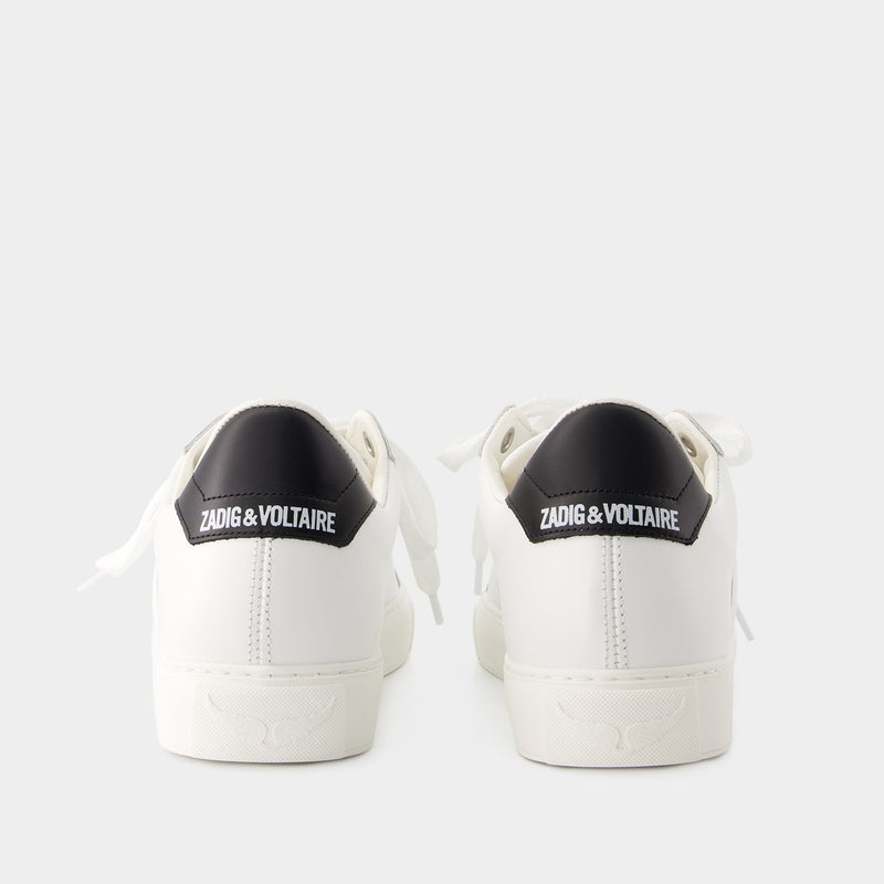 Sneakers La Flash - Zadig & Voltaire - Cuir - Blanc