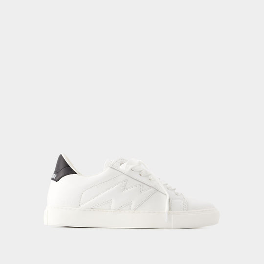 Sneakers La Flash - Zadig & Voltaire - Cuir - Blanc