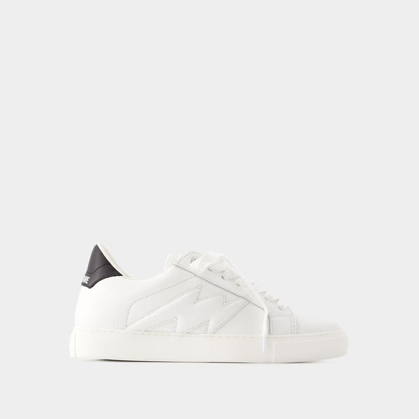 Sneakers La Flash - Zadig & Voltaire - Cuir - Blanc