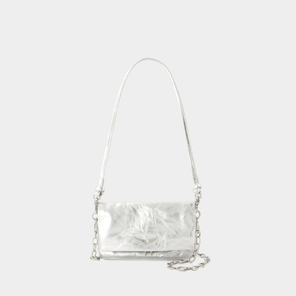 Sac À Bandoulière Rock Nano Must - Zadig & Voltaire - Cuir - Argenté