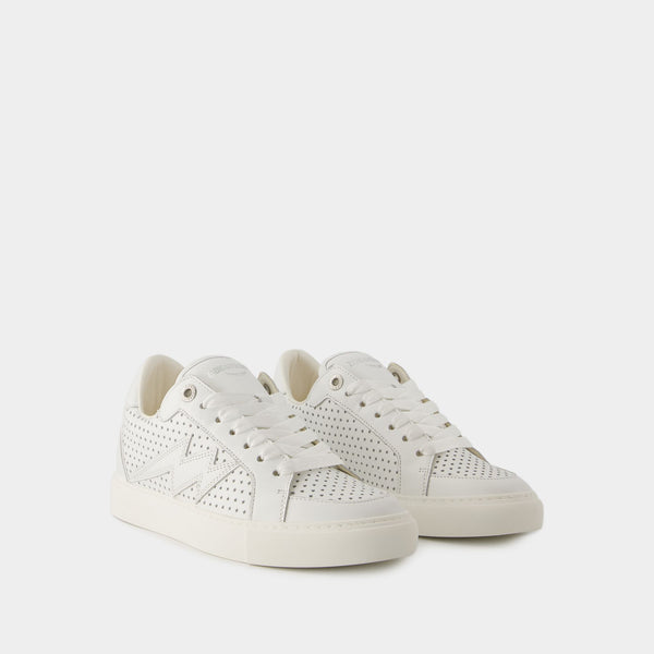 Sneakers La Flash - Zadig & Voltaire - Cuir - Blanc