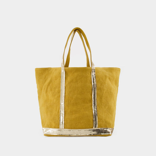 Tote Bag Cabas L - Vanessa Bruno - Lin - Moutarde