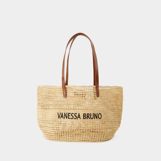 Cabas Panier - Vanessa Bruno - Raphia - Beige