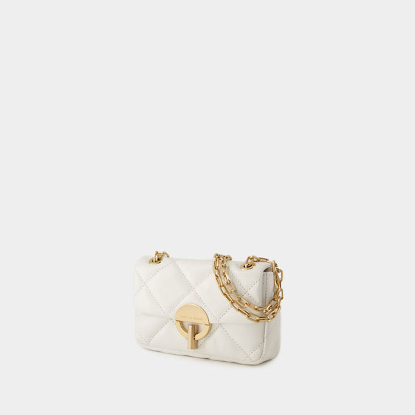 Sac À Bandoulière Nano Moon - Vanessa Bruno - Cuir - Blanc
