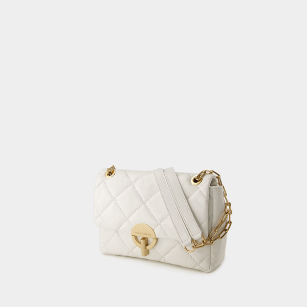 Sac À Bandoulière Moon - Vanessa Bruno - Cuir - Blanc