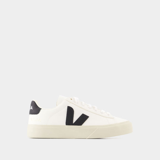 Sneakers Campo - Veja - Cuir - Blanc/Noir