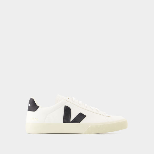 Sneakers Campo - Veja - Cuir - Blanc/Noir