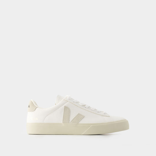 Sneakers Campo - Veja - Cuir - Blanc Daim