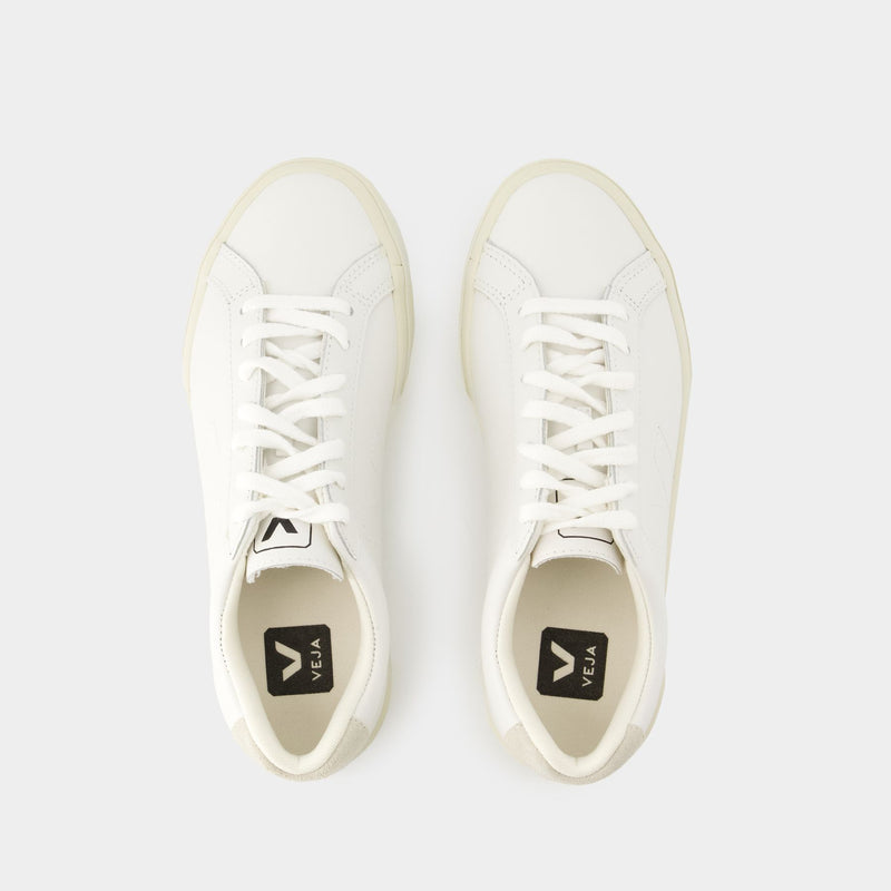 Sneakers Esplar - Veja - Cuir - Blanc