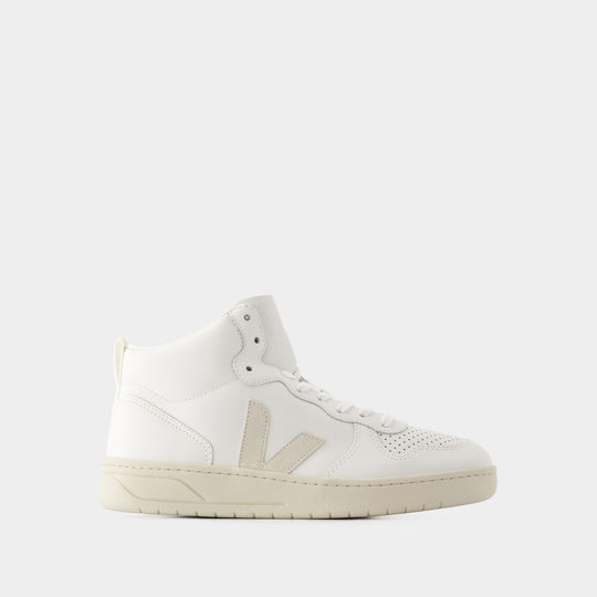 Sneakers V-15 - Veja - Cuir - Blanc Naturel