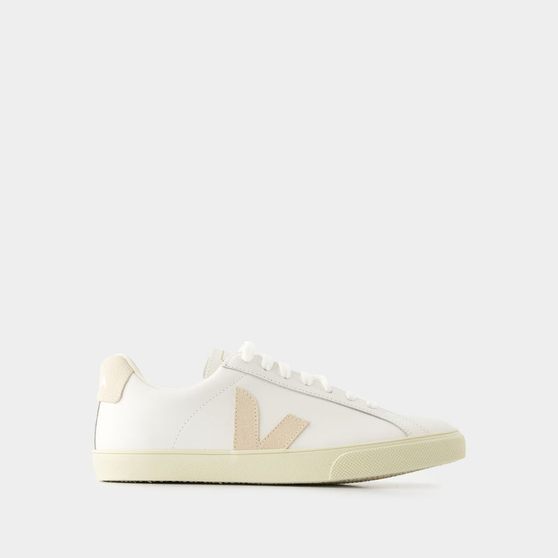 Sneakers Esplar Logo - Veja - Cuir - Blanc