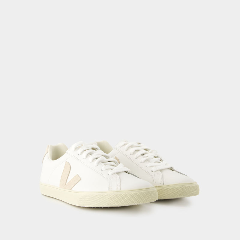 Sneakers Esplar Logo - Veja - Cuir - Blanc