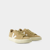 Sneakers Campo - Veja - Cuir - Dune White