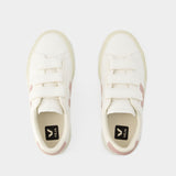 Sneakers Recife Logo - Veja - Cuir - Blanc Babe