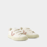 Sneakers Recife Logo - Veja - Cuir - Blanc Babe