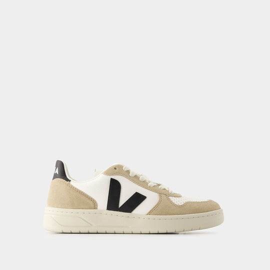 Sneakers V10 - Veja - Cuir - Blanc