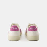 Sneakers Campo - Veja - Cuir - Blanc Mulberry