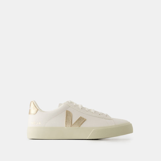 Sneakers Campo - Veja - Cuir - Blanc Platine