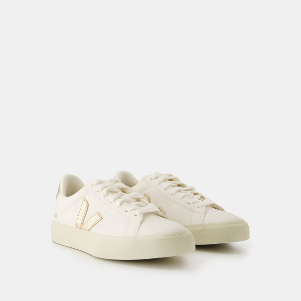 Sneakers Campo - Veja - Cuir - Blanc Platine