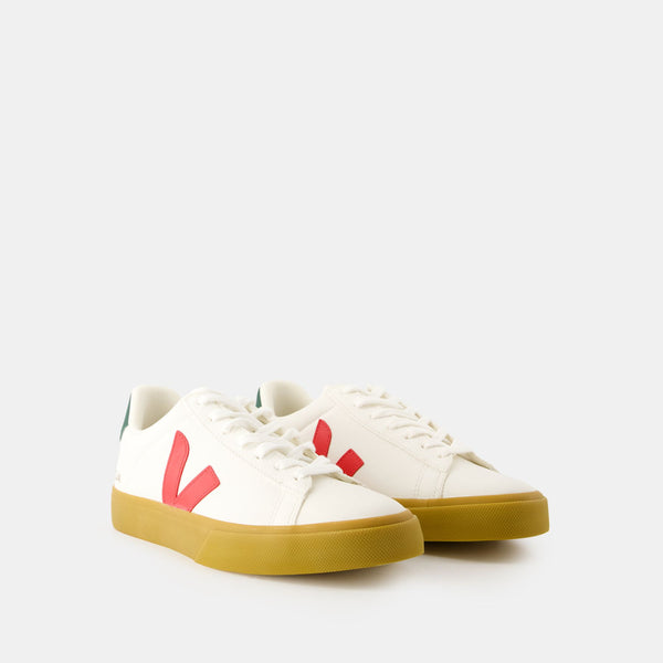 Sneakers Campo - Veja - Cuir - Blanc Pékin