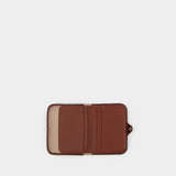 Porte-Monnaie Josh en Cuir Marron